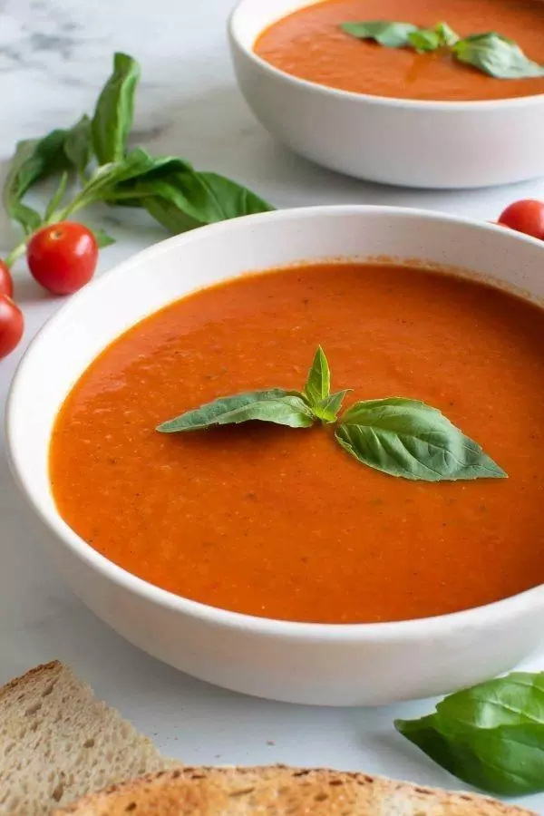 Mediterranean style Tomato Soup